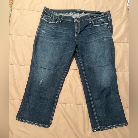 Silver Jeans Denim - Silver Elyse Capri pant